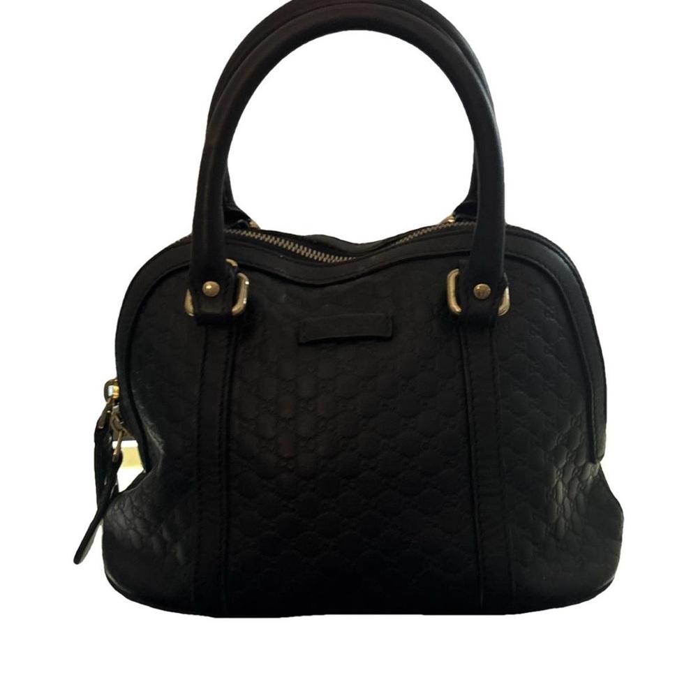Gucci Black Leather Handbag